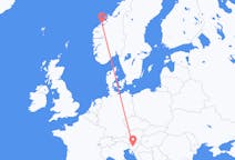Flights from Molde, Norway to Ljubljana, Slovenia