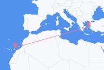 出发地 西班牙出发地 兰萨罗特岛目的地 希腊希俄斯的航班