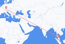 Flyrejser fra Kota Bharu, Malaysia til München, Tyskland