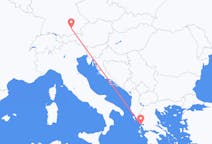 Flyreiser fra Preveza, Hellas til München, Tyskland