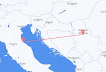 Loty z Rimini, Włochy do Belgradu, Serbia