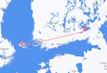 Flyreiser fra Villmanstrand, Finland til Mariehamn, Åland