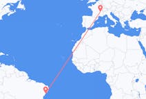 Flights from Aracaju, Brazil to Lyon, France