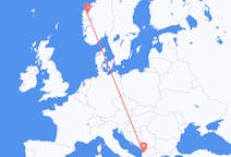 Flüge von Sandane, Norwegen nach Tirana, Albanien