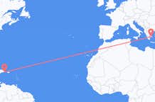 Flights from La Romana to Athens
