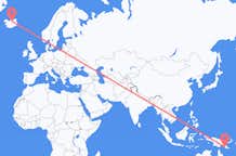 Flyreiser fra Port Moresby, Papua Ny-Guinea til Akureyri, Island