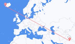 Flyg från Nya Delhi, Indien till Reykjavik, Island