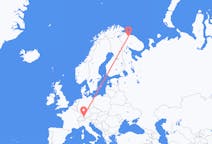 Flyg från Murmansk till Friedrichshafen