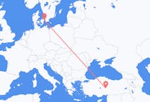 Flyg från Köpenhamn, Danmark till Kayseri, Turkiet