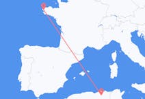 出发地 阿尔及利亚出发地 君士坦丁目的地 法国布雷斯特的航班