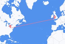 Flights from Morgantown, the United States to Exeter, England