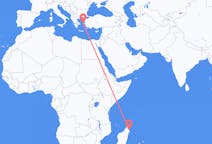 Flyreiser fra Sambava, Madagaskar til Khios, Hellas