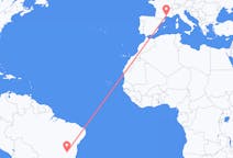 Flyreiser fra Montes Claros, Brasil til Montpellier, Frankrike