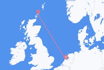 Flyg från Sanday, Orkney till Amsterdam