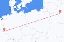 Loty z Mińsk, Białoruś do Luksemburga, Luksemburg