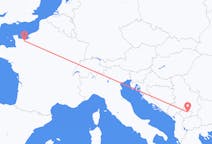 Flights from Pristina, Kosovo to Caen, France