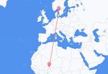 Flights from Niamey to Gothenburg