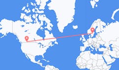 Flyrejser fra Lethbridge, Canada til Örebro, Sverige