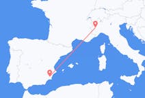 Loty z Turyn, Włochy do Murcji, Hiszpania