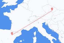 Flyg från Brno, Tjeckien till Zaragoza, Spanien