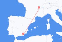 Vluchten van Almeria, Spanje naar Lyon, Frankrijk