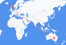 Vols de Mildura, Australie pour Aberdeen, Écosse