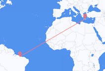 Flyrejser fra São Luís, Brasilien til Iraklio, Grækenland