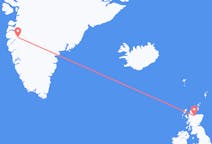 来自苏格兰的印威內斯目的地 格陵兰坎格鲁斯苏克的航班