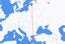Flights from Riga to Parikia