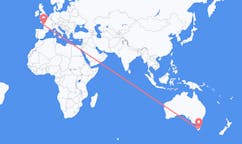 Flyg från Hobart, Australien till La Rochelle, Frankrike