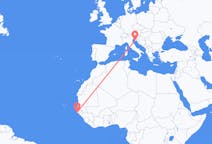 Flights from Cap Skiring, Senegal to Pula, Croatia