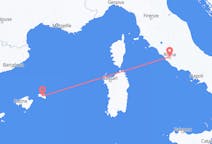 Flights from Menorca in Spain to Rome in Italy