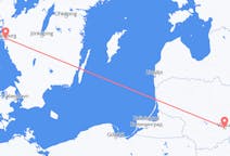 Flyrejser fra Vilnius, Litauen til Göteborg, Sverige