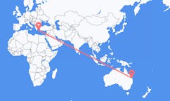 Flights from Bundaberg Region, Australia to Santorini, Greece