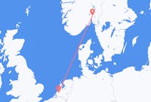 Flyg från Rotterdam, Nederländerna till Oslo, Norge