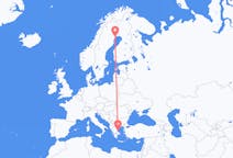Flights from Skiathos, Greece to Luleå, Sweden