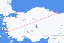 Vols depuis la ville de Samos vers la ville de Giresun