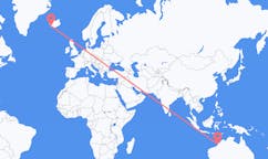 Flights from Broome, Australia to Reykjavik, Iceland