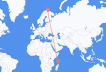 Flights from Antsiranana, Madagascar to Ivalo, Finland