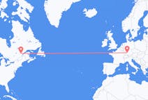 Flyrejser fra Saguenay, Canada til Stuttgart, Tyskland