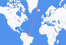 Vluchten van Altamira (ort i Mexiko, Chiapas, Huixtla), Brazilië naar Reykjavík, IJsland
