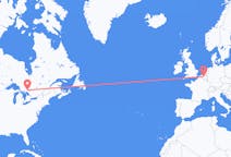 出发地 加拿大出发地 大薩德伯里目的地 比利时布鲁塞尔的航班