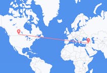 Flyreiser fra Regina, Canada til Mardin, Tyrkia