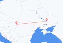 Flüge von der Stadt Debrecen in die Stadt Dnipro