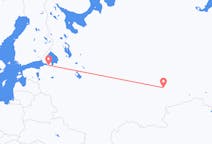 Flyrejser fra Sankt Petersborg, Rusland til Yekaterinburg, Rusland