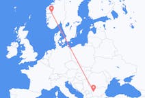 Flyrejser fra Sofia, Bulgarien til Sogndal, Norge