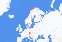 เที่ยวบิน จาก คลาเกนฟูร์ท, ออสเตรีย ไปยัง ทรอมโซ, นอร์เวย์