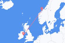 Flyg från Kristiansund, Norge till Dublin, Irland