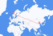 Flüge von Dongying, China nach Trondheim, Norwegen