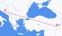 Loty z Siirt, Turcja do Mostaru, Bośnia i Hercegowina